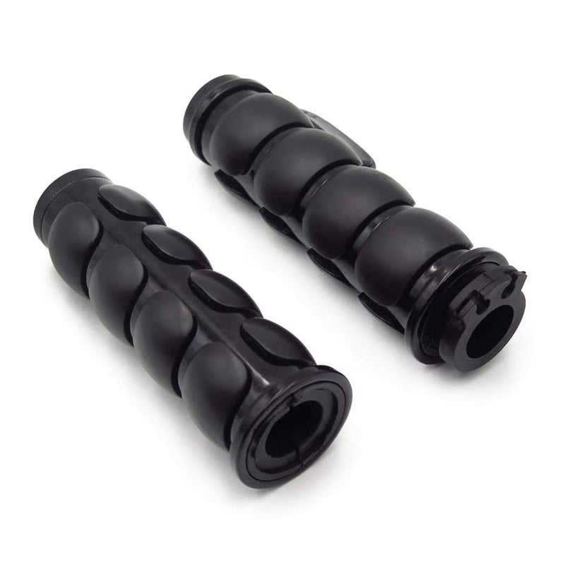 MOTLTECH Motorcycle Hand Grips 7/8" Non-slip Hand Grip with Throttle Assist for Harley Yamaha Kawasiki Suzuki Cruisers Motorbikes Choppers, Black - Image 2